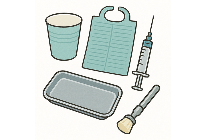 使い捨ての器具